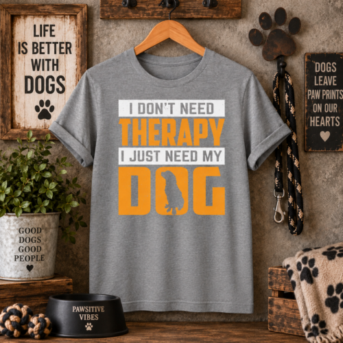 I Don't Need Therapy I just Need My Dog